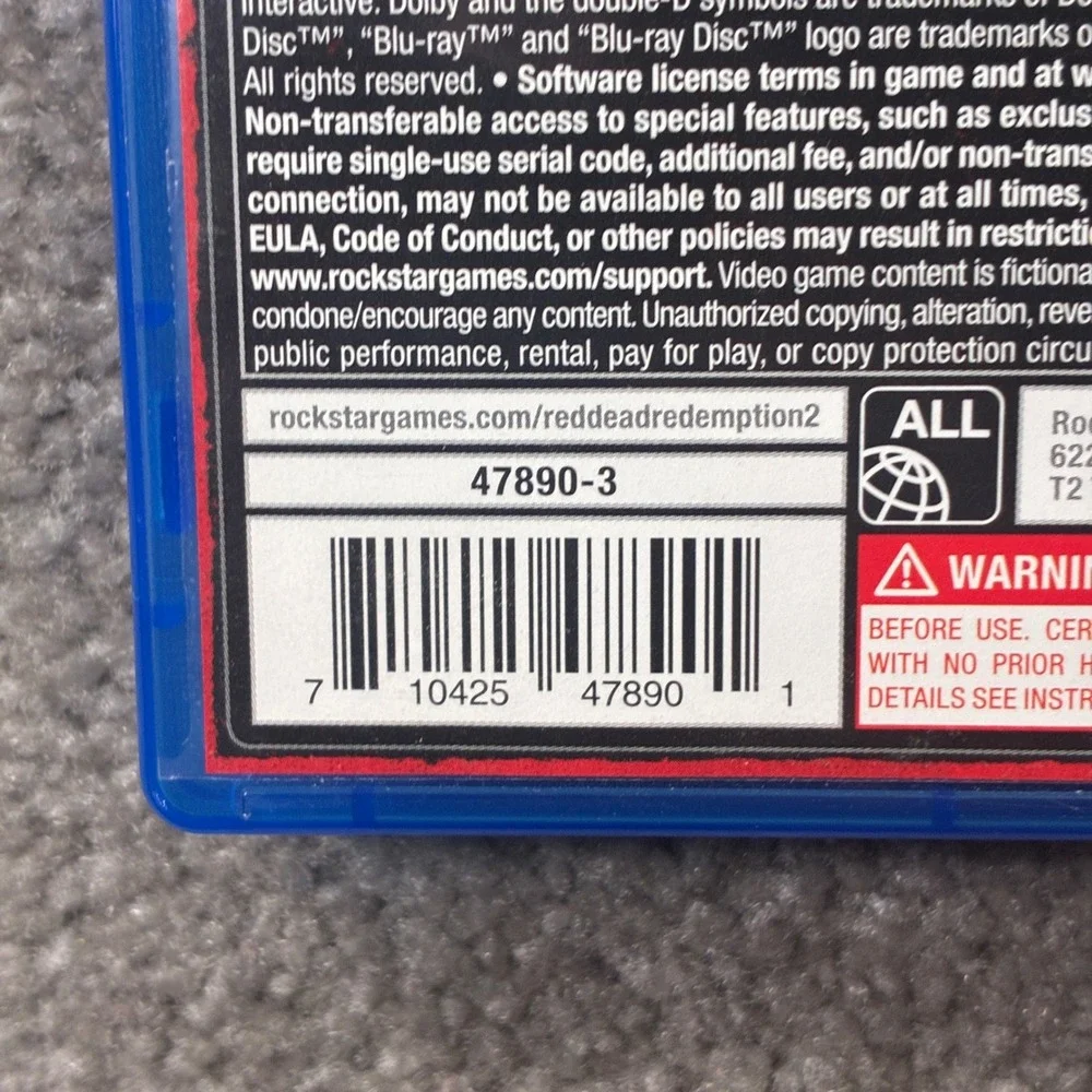 Rockstar Games Red Dead Redemption II PS4 2-Disc Action Adventure